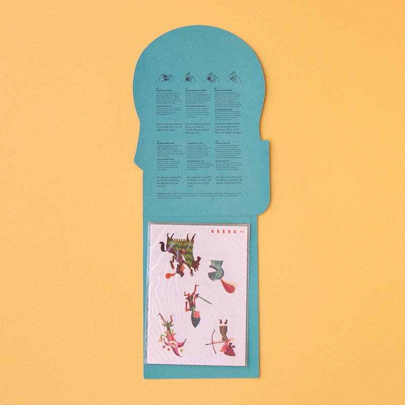 calcomanías caballeros medievales